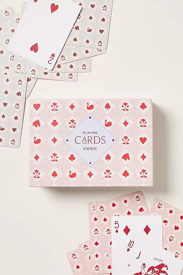 Anthropologie x Papier Playing Cards, Set of 2 - Image 0