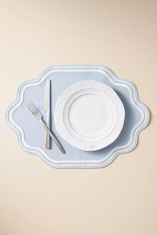 Madeline Embroidered Cotton Placemat - Image 0