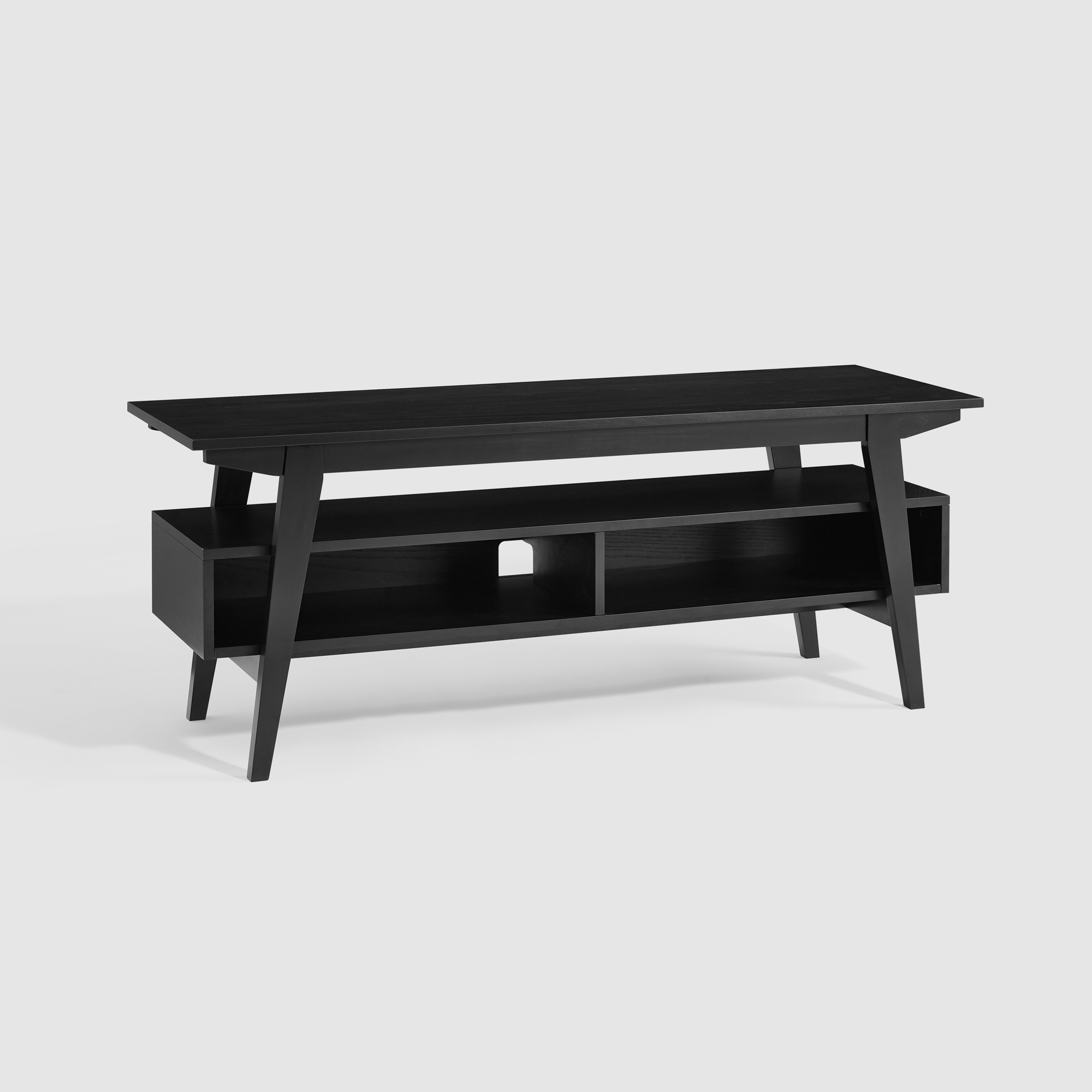 47" Japandi TV Stand - Black - Image 0