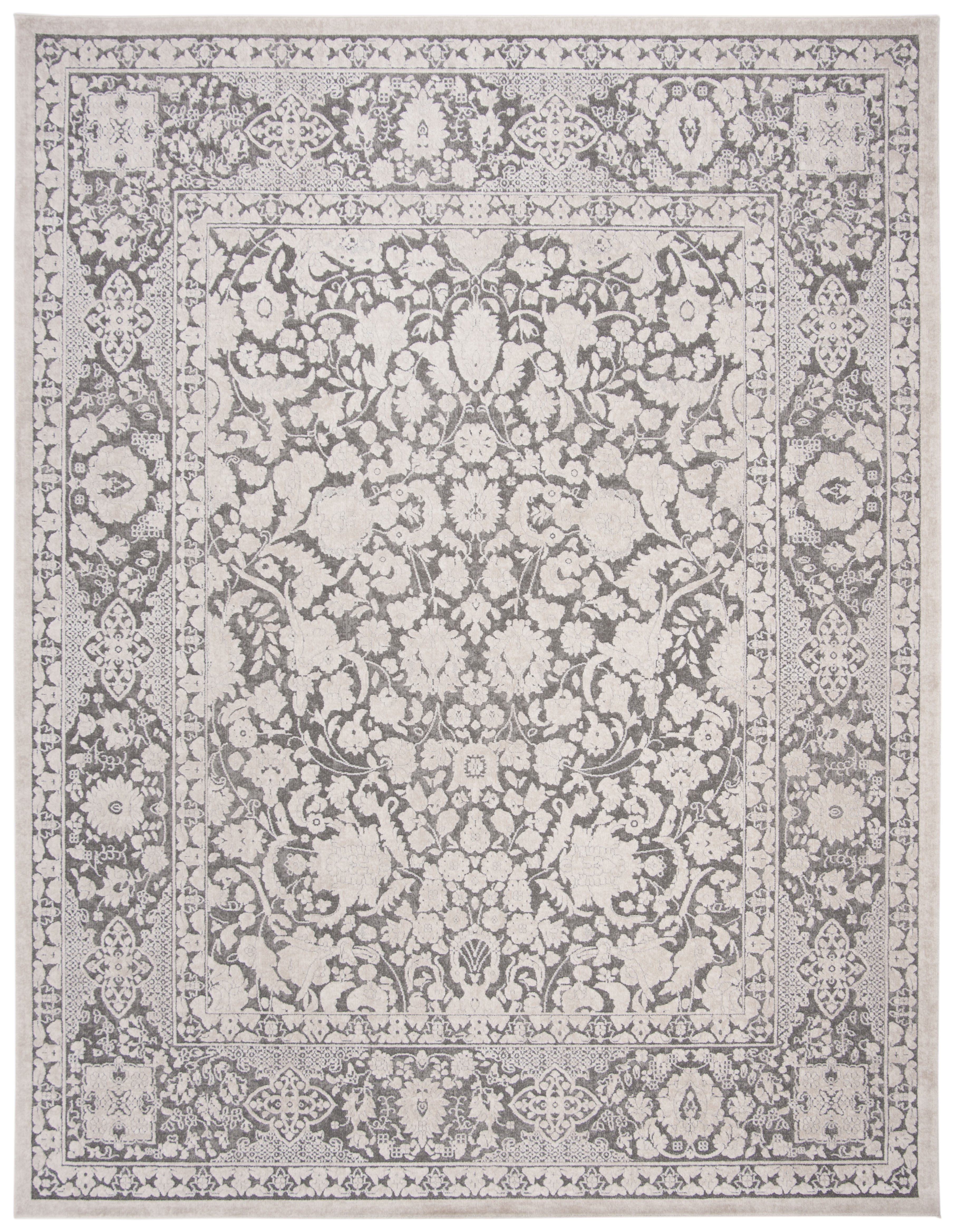 Arlo Home Woven Area Rug, RFT667B, Dark Grey/Cream,  8' X 10' - Image 0