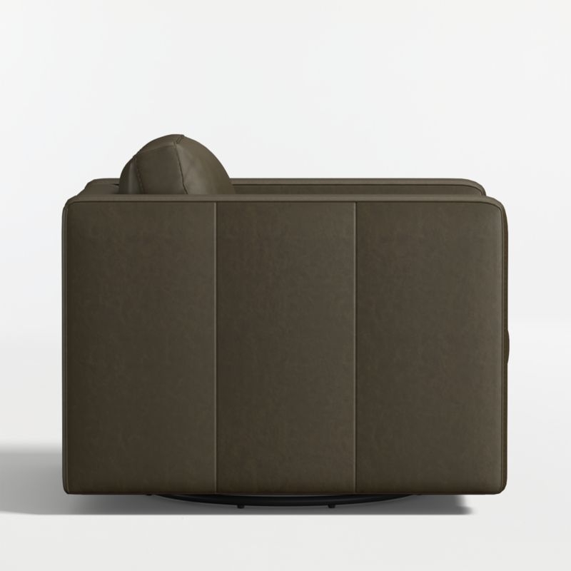 Aris 34.5" Leather Swivel Chair - Image 2