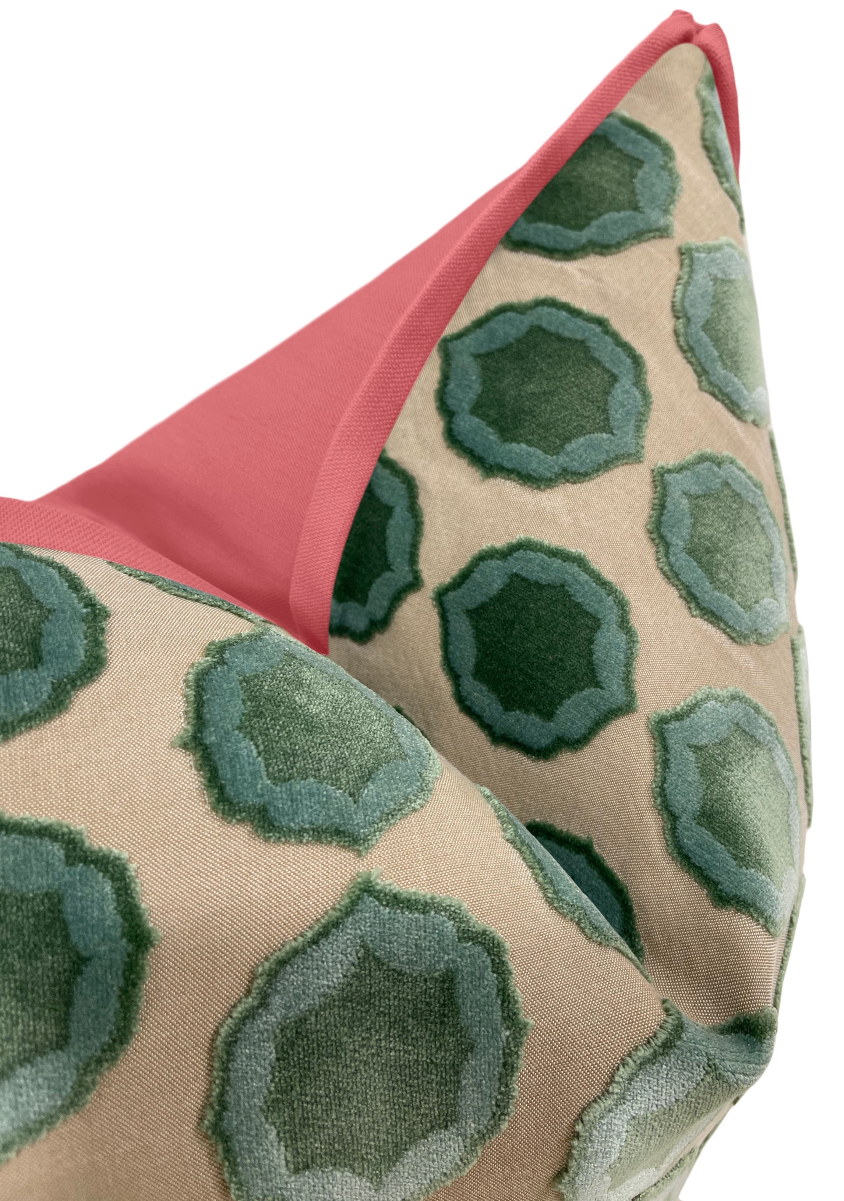 TIANA // TURQUOISE + NATTIER | MANUEL CANOVAS - 20" X 20" / BUTTERFLY FLANGE / Rosé Pink - Image 0