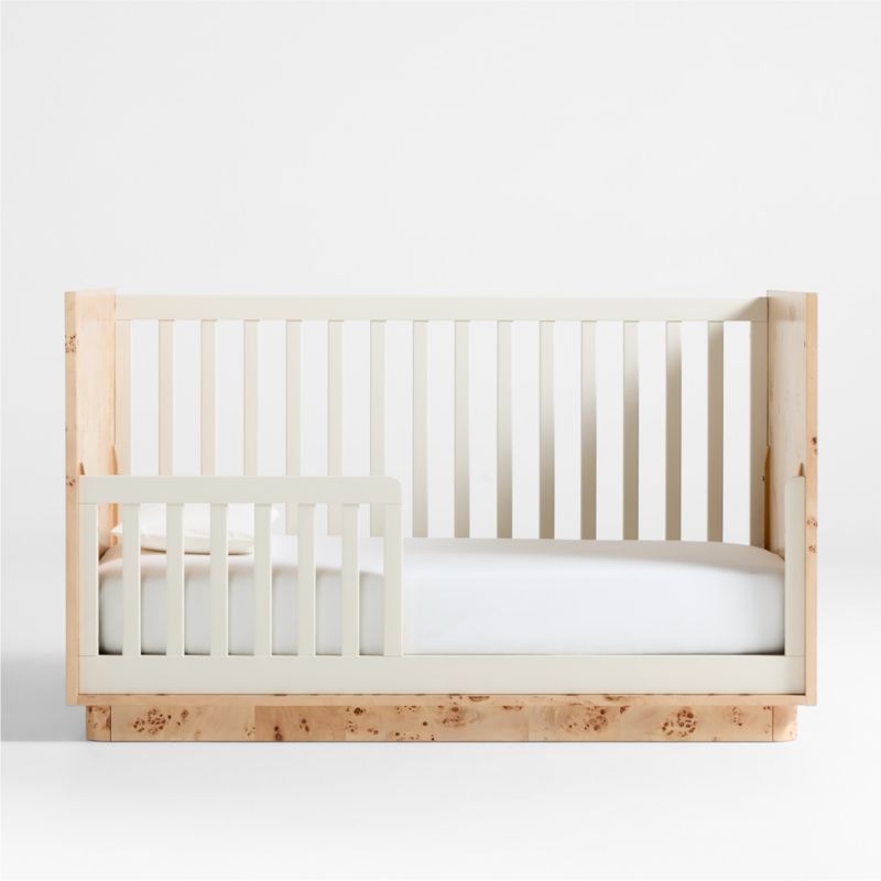 Calli Linen White Toddler Bed Rail - Image 1