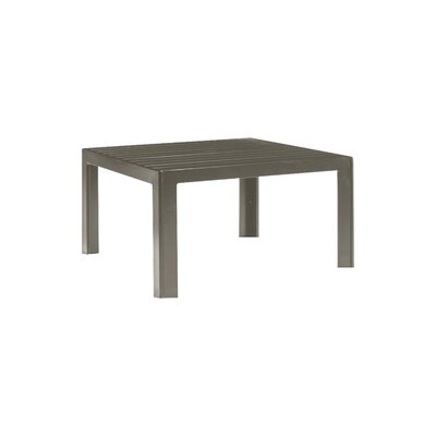 Aluminum Slat 36" Square Coffee Table - Image 0