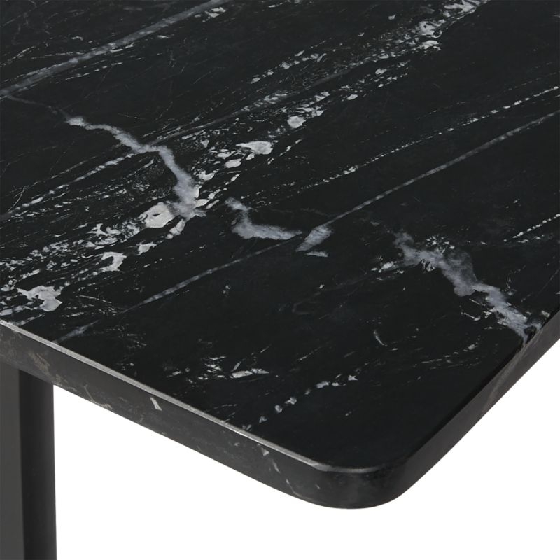Oxford Black Marble Side Table - Image 4