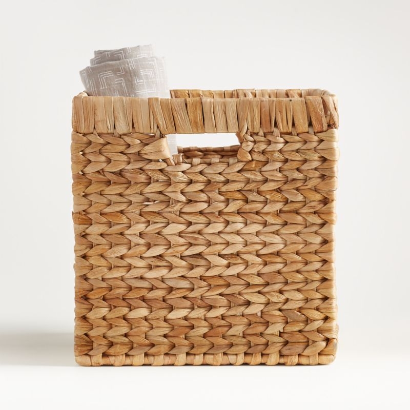 Wonderful Natural Wicker 11" Storage Basket, Set of 4 - Image 8