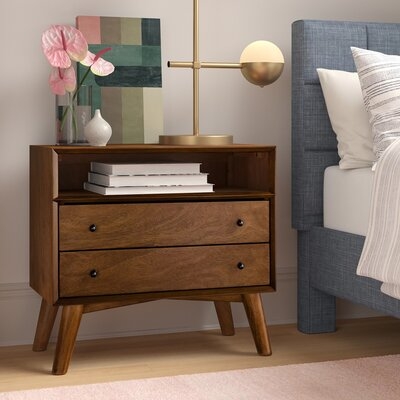 Williams 26'' Tall 2 - Drawer Nightstand - Image 0