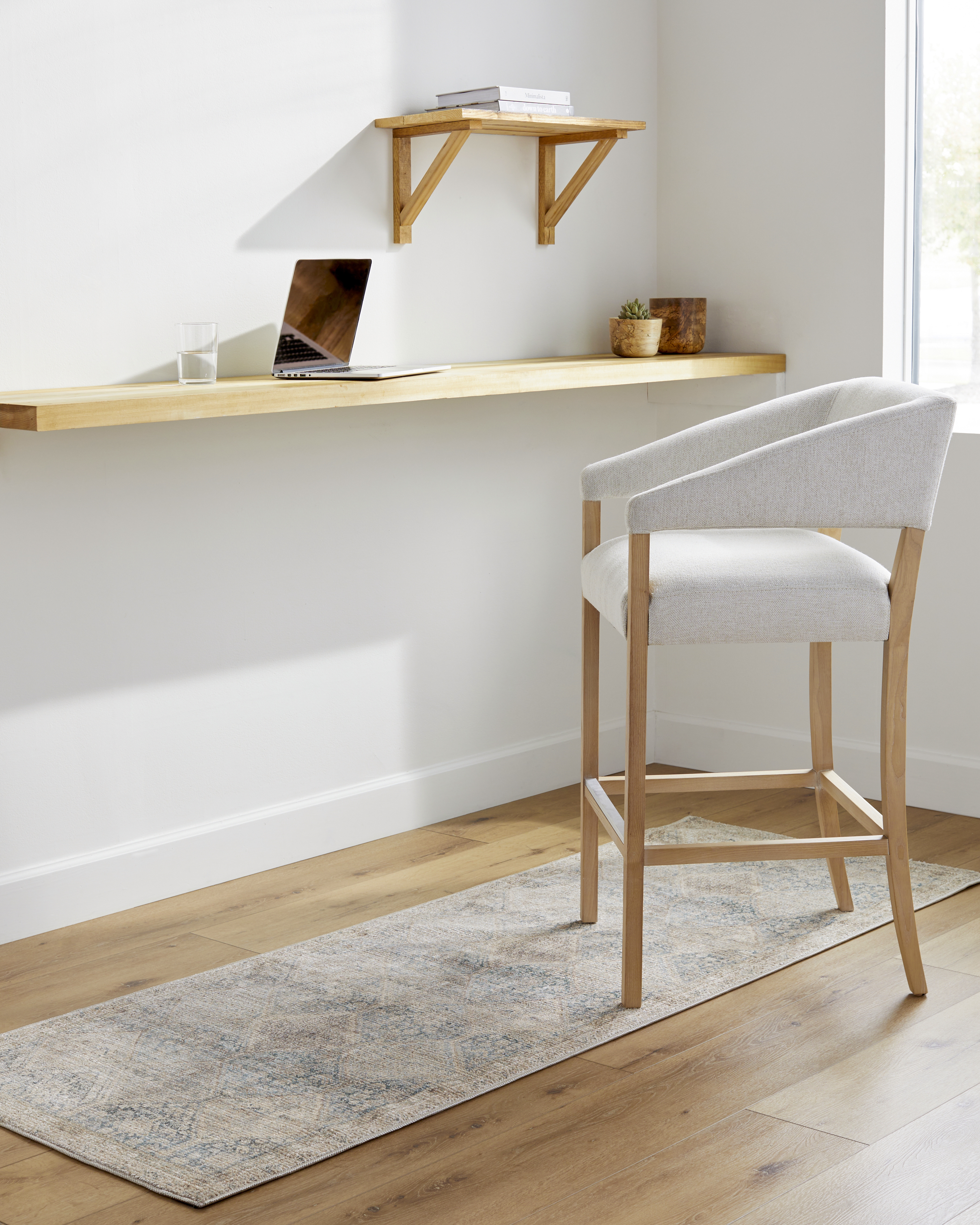 Marlene Beige Indoor 3'10" x 5'7" Machine Woven Rug - Image 1