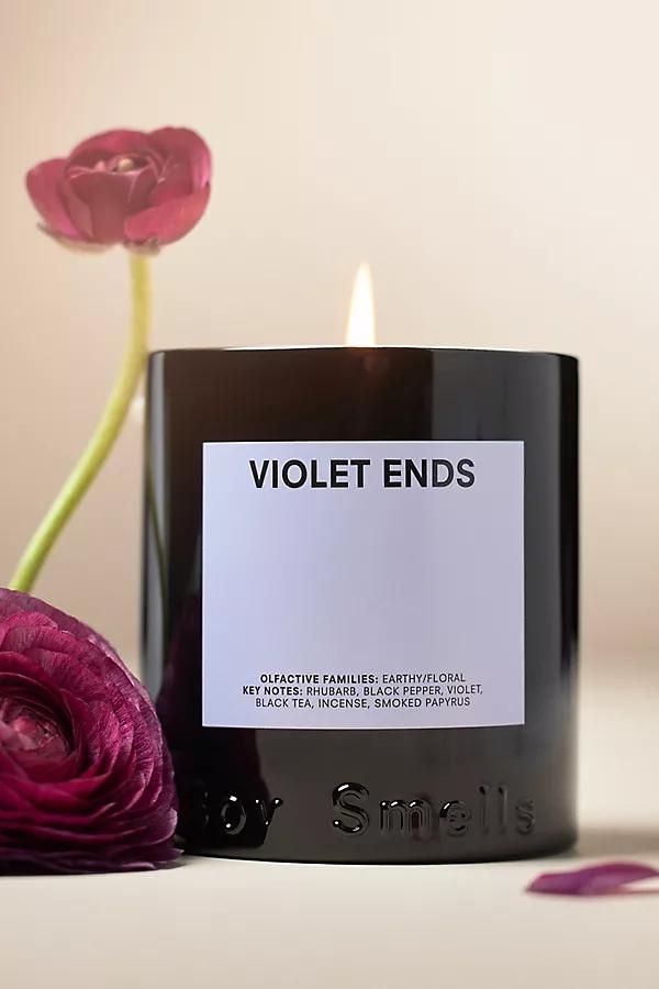 Violet Ends Boxed Glass Candle - Image 0