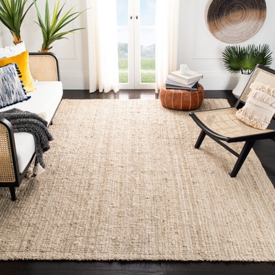 Colorado Springs Jute Ivory Area Rug - Image 0