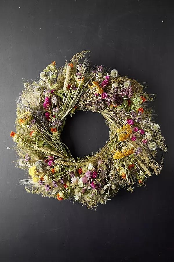 Preserved Perennial Garden Wreath - Image 0