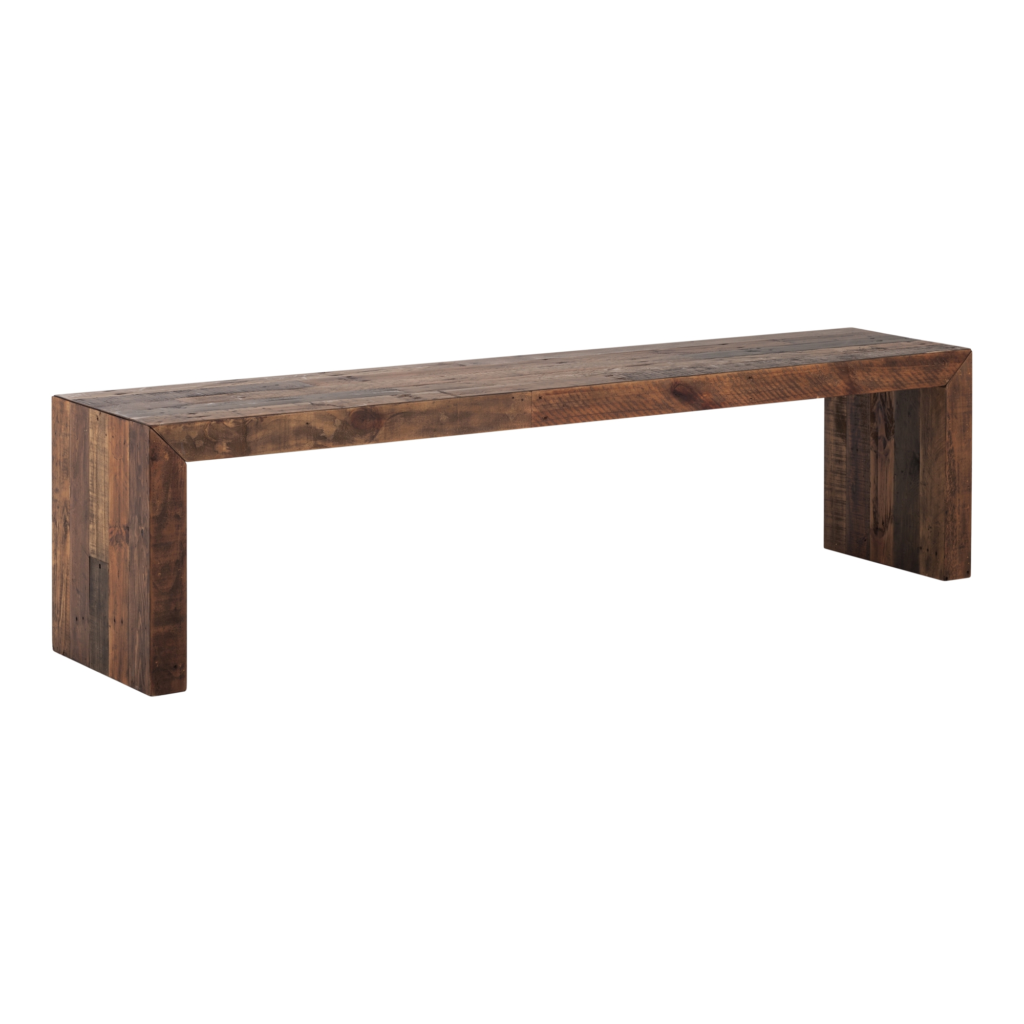 Vintage Large Bench Light Brown - Image 1