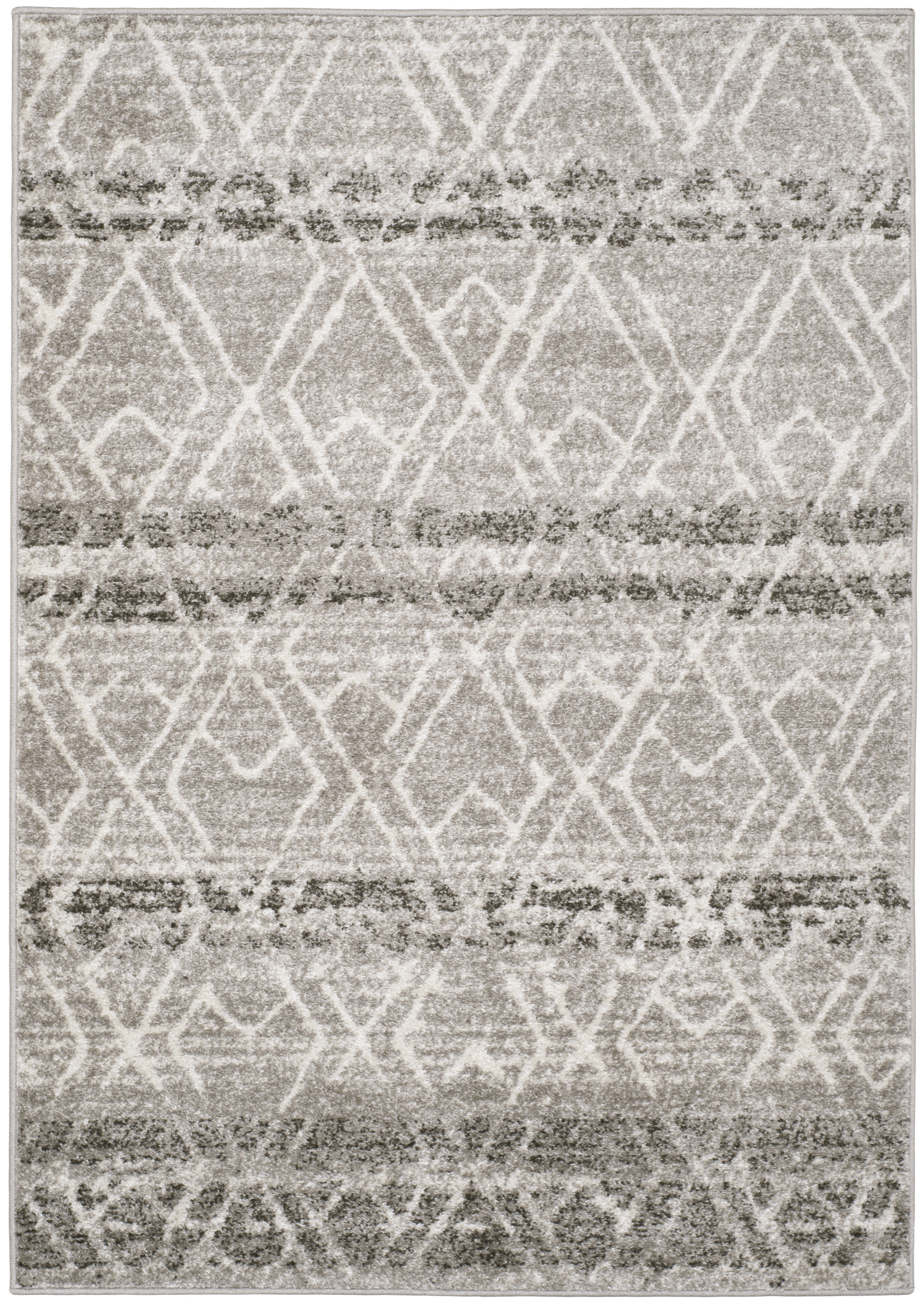 Arlo Home Woven Area Rug, ADR124B, Silver/Ivory,  4' X 6' - Image 0