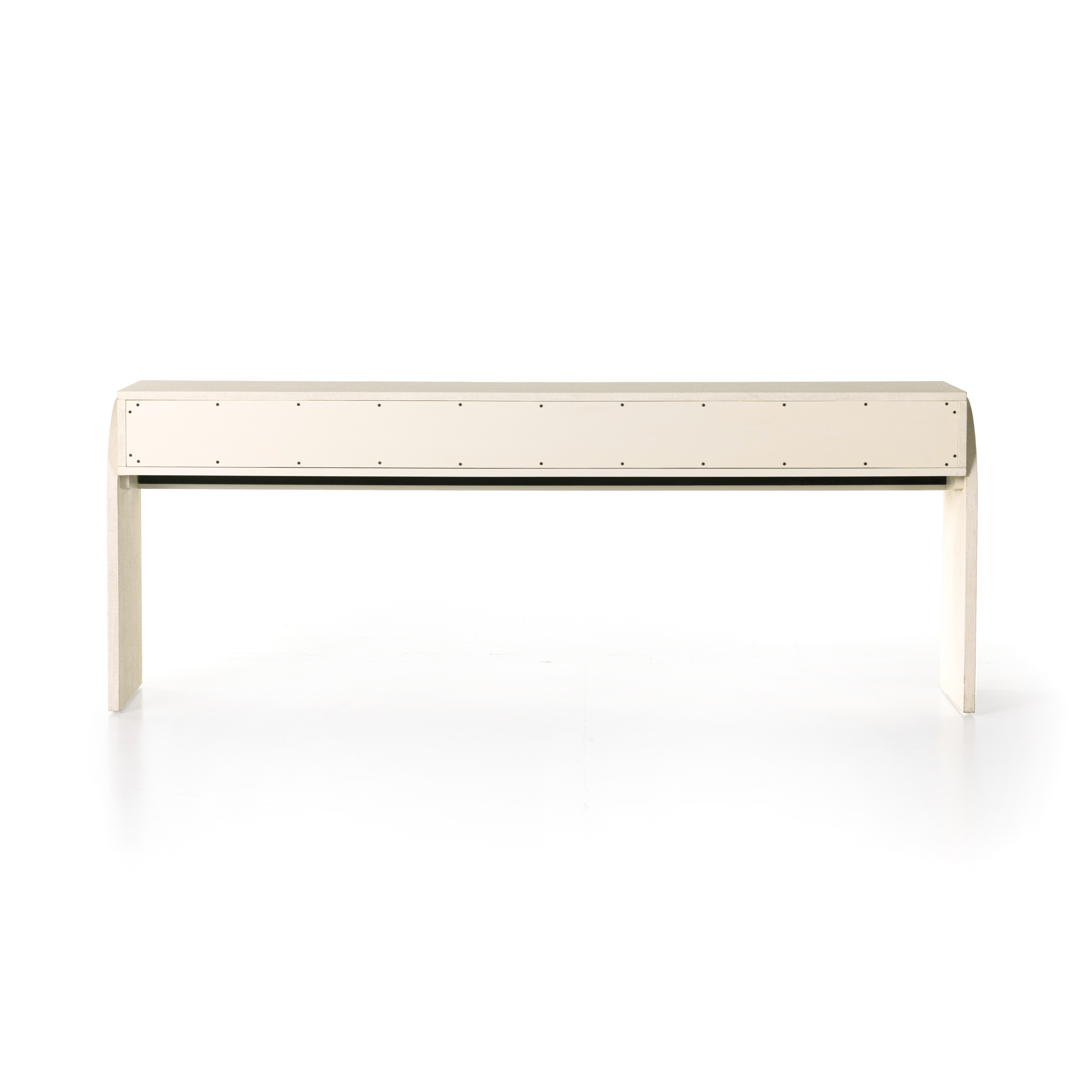 Cressida Console Table-Ivory Painted Ln - Image 6