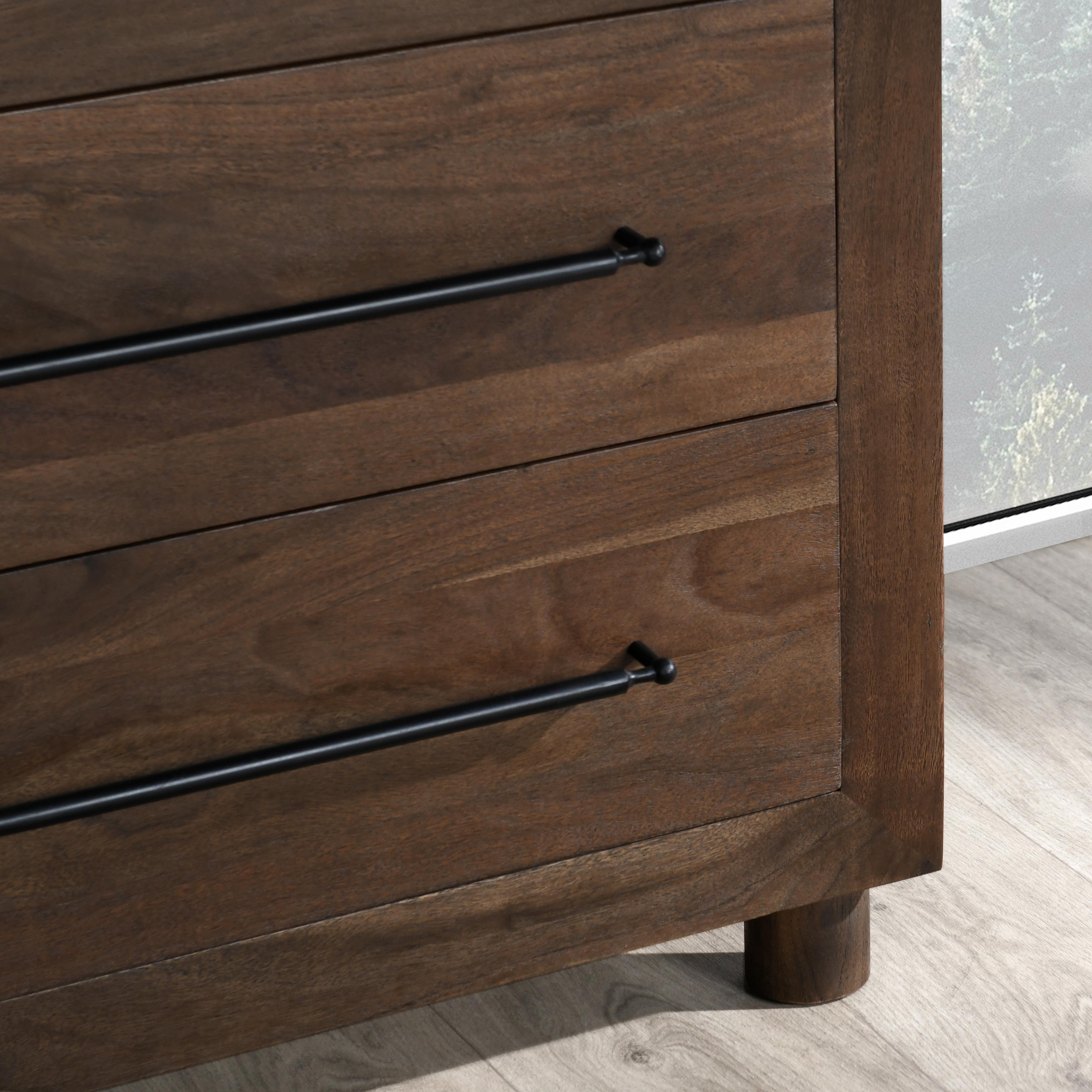 Jaxon Wood 2Dwr Nightstand Cocoa Brown - Image 12