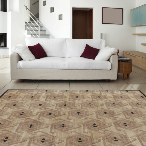 Mugal Brown Indoor 5' x 8' Handmade Rug - Image 0
