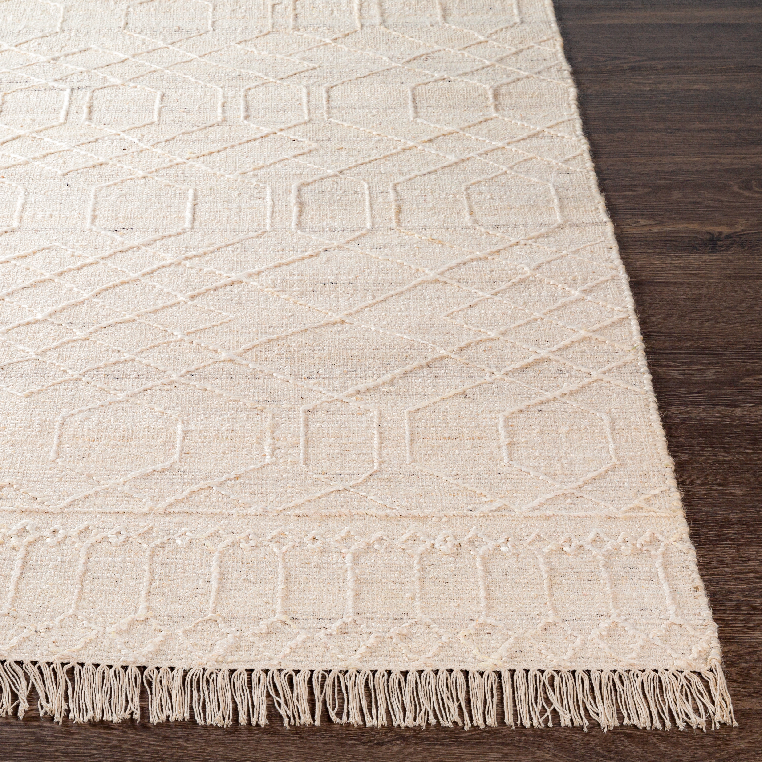 Watford Beige Indoor 2' x 3' Handmade Rug - Image 2