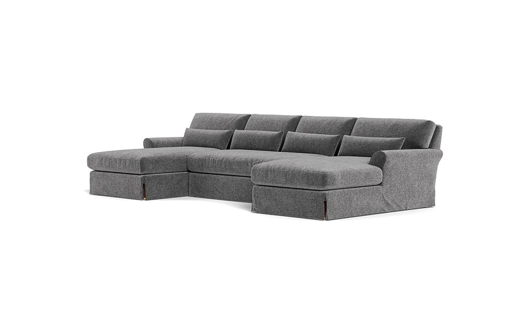 Maxwell Slipcovered U-Sectional Sofa by Apartment Therapy - Image 2