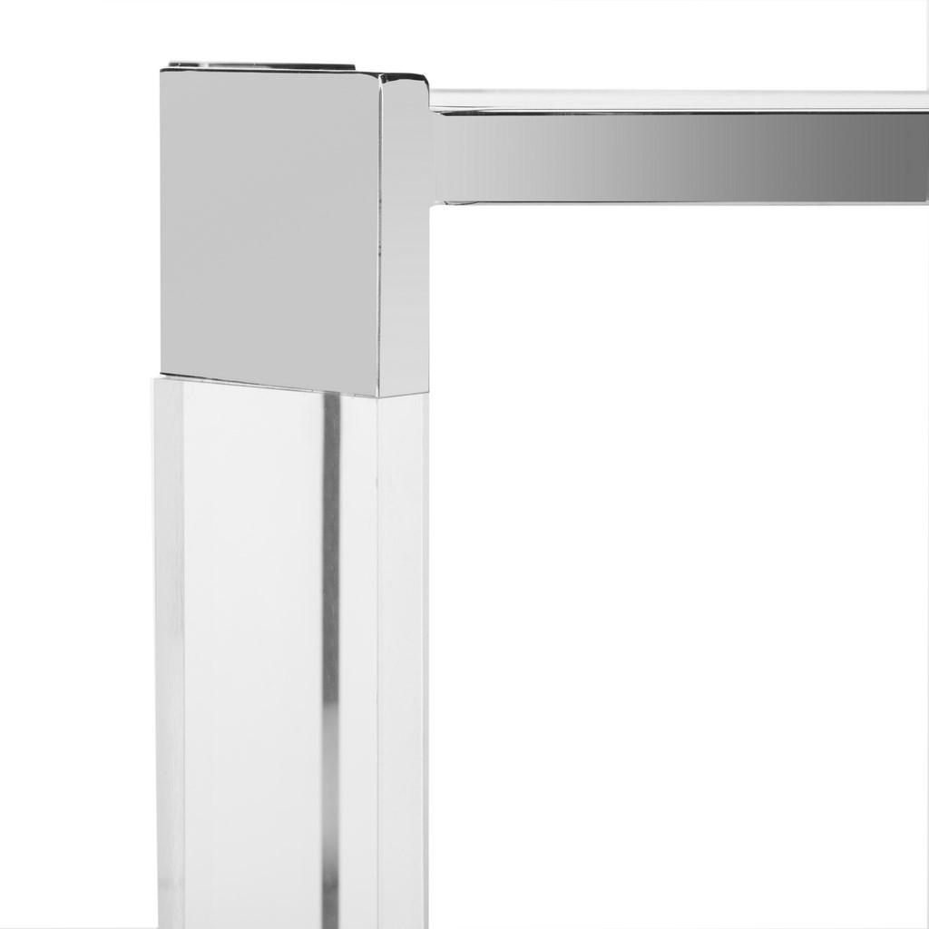 Gianna Acrylic Console Table - Silver/Clear - Safavieh - Image 2