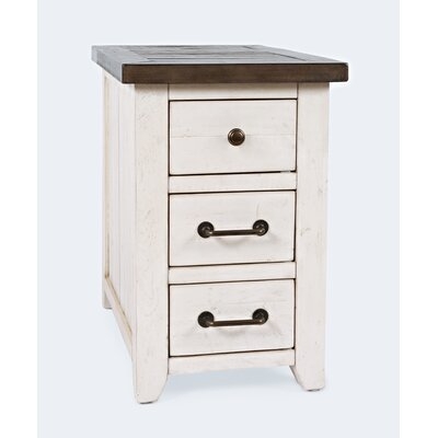 Westhoff Solid Wood 3 Drawer End Table - Image 0