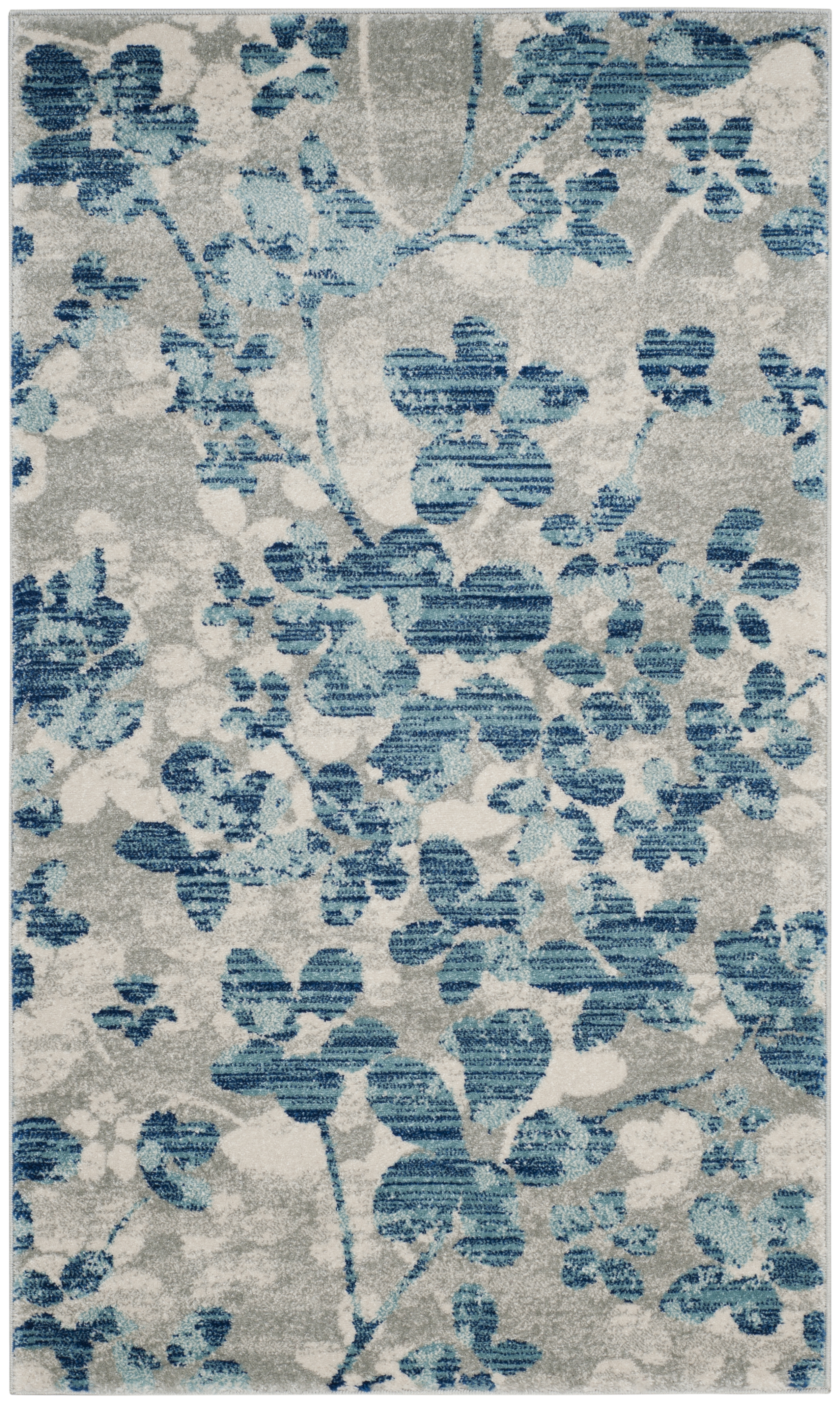 Arlo Home Woven Area Rug, EVK236J, Grey/Light Blue,  3' X 5' - Image 0
