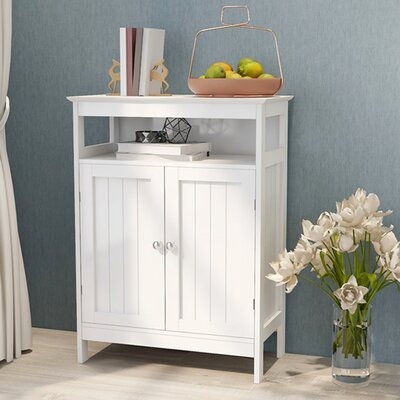 23.62" W x 31.49" H x 11.81" D Free-Standing Bathroom Cabinet - Image 0