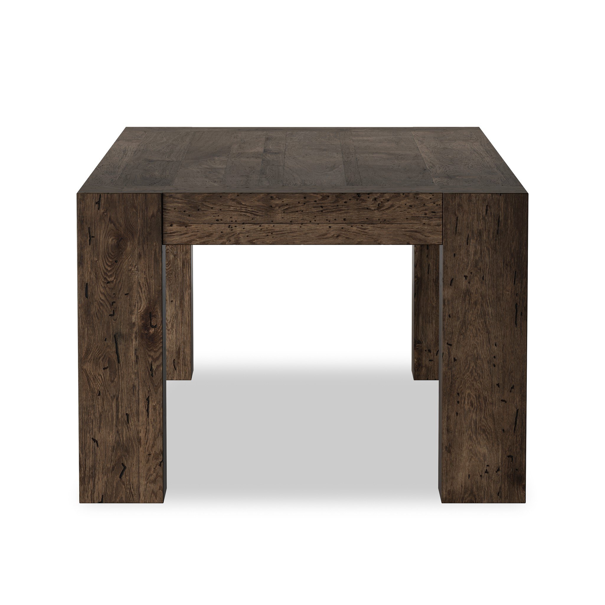 Abaso Dining Table - Ebony Rustic Wormwood Oak - Image 2