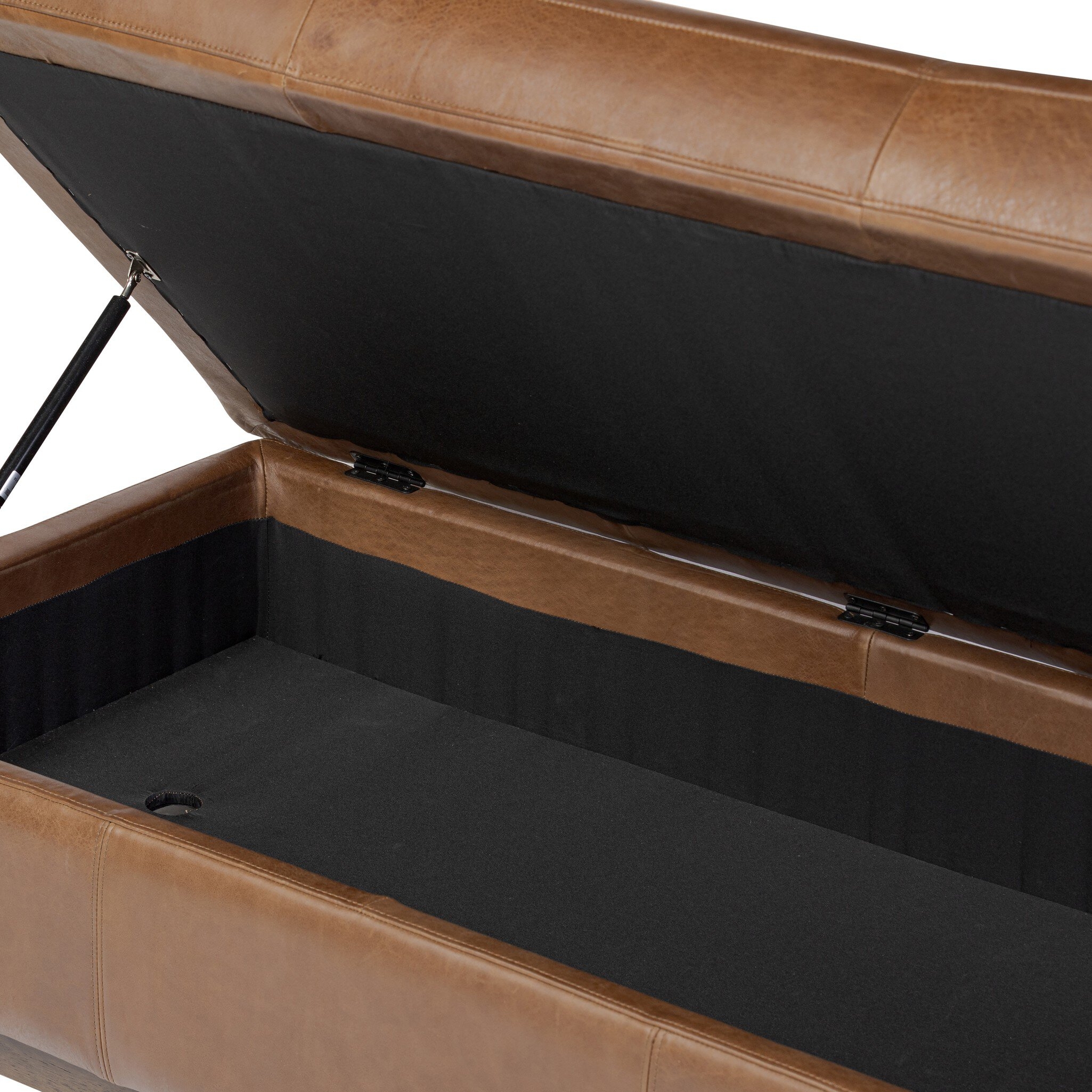 Alec Storage Ottoman - Dulane Mahogany - Image 9