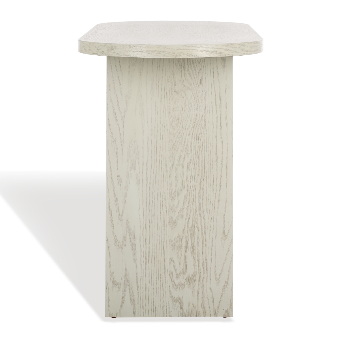 Julianna Wood Console Table - White Washed - Image 4