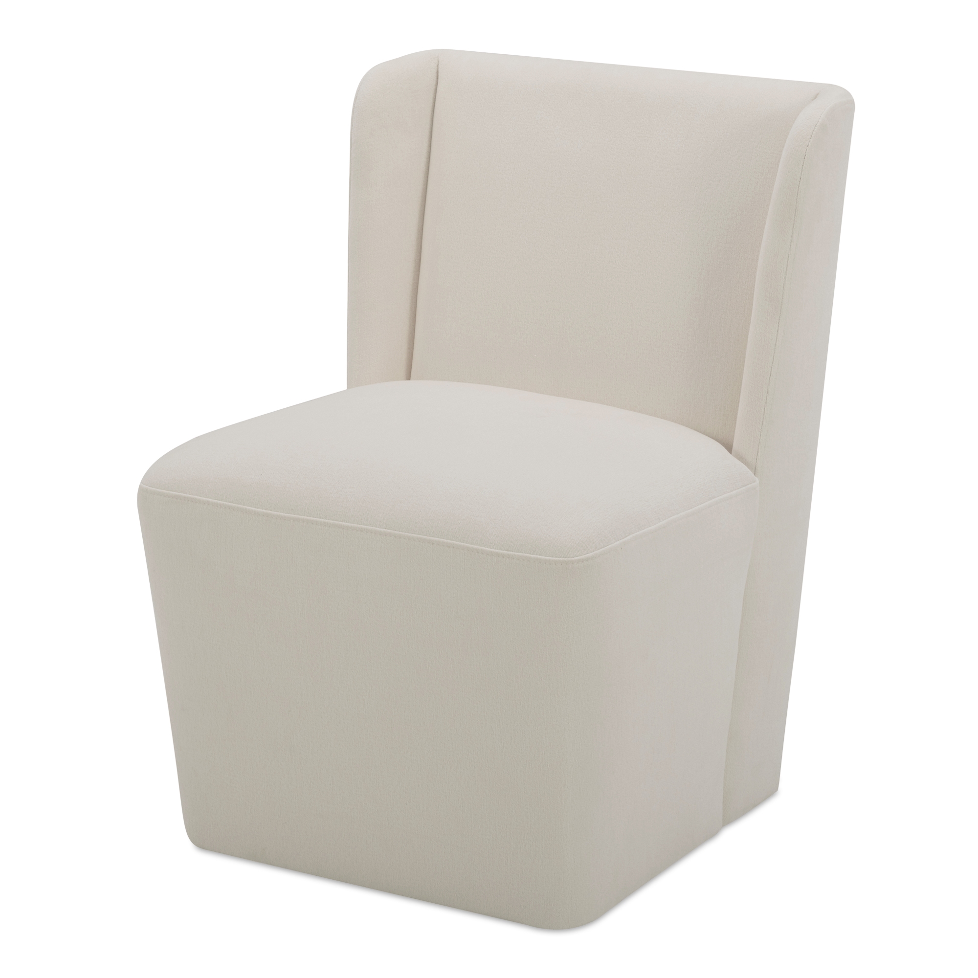 Cormac Rolling Dining Chair Cream - Image 1