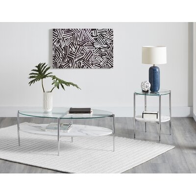 Ahlayah 4 Legs Coffee Table with Storage - Image 0