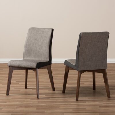 Collazo Upholstered Side Chair in Dark Walnut - Image 0