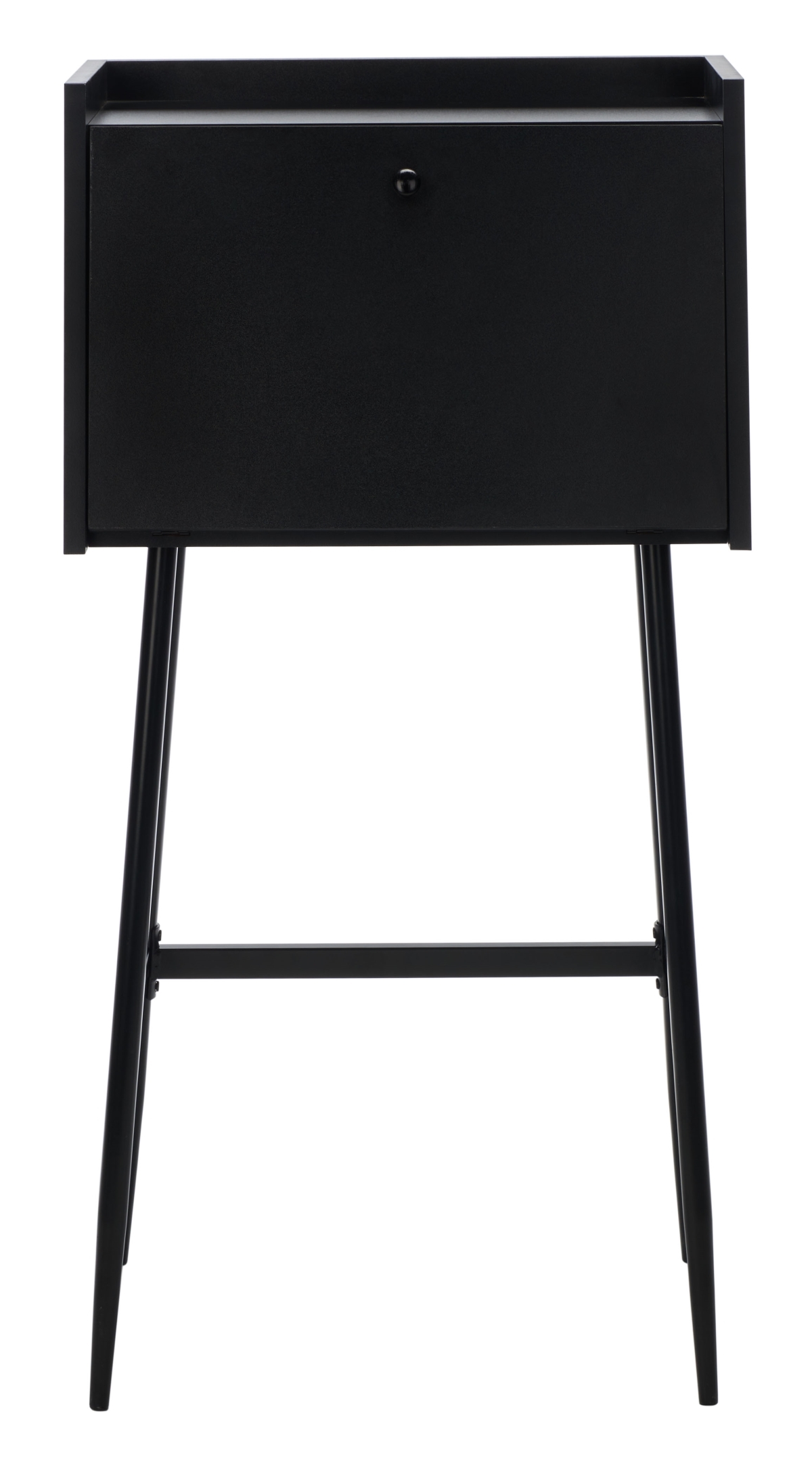 Xander Modern Secretary Desk - Black - Safavieh - Image 0