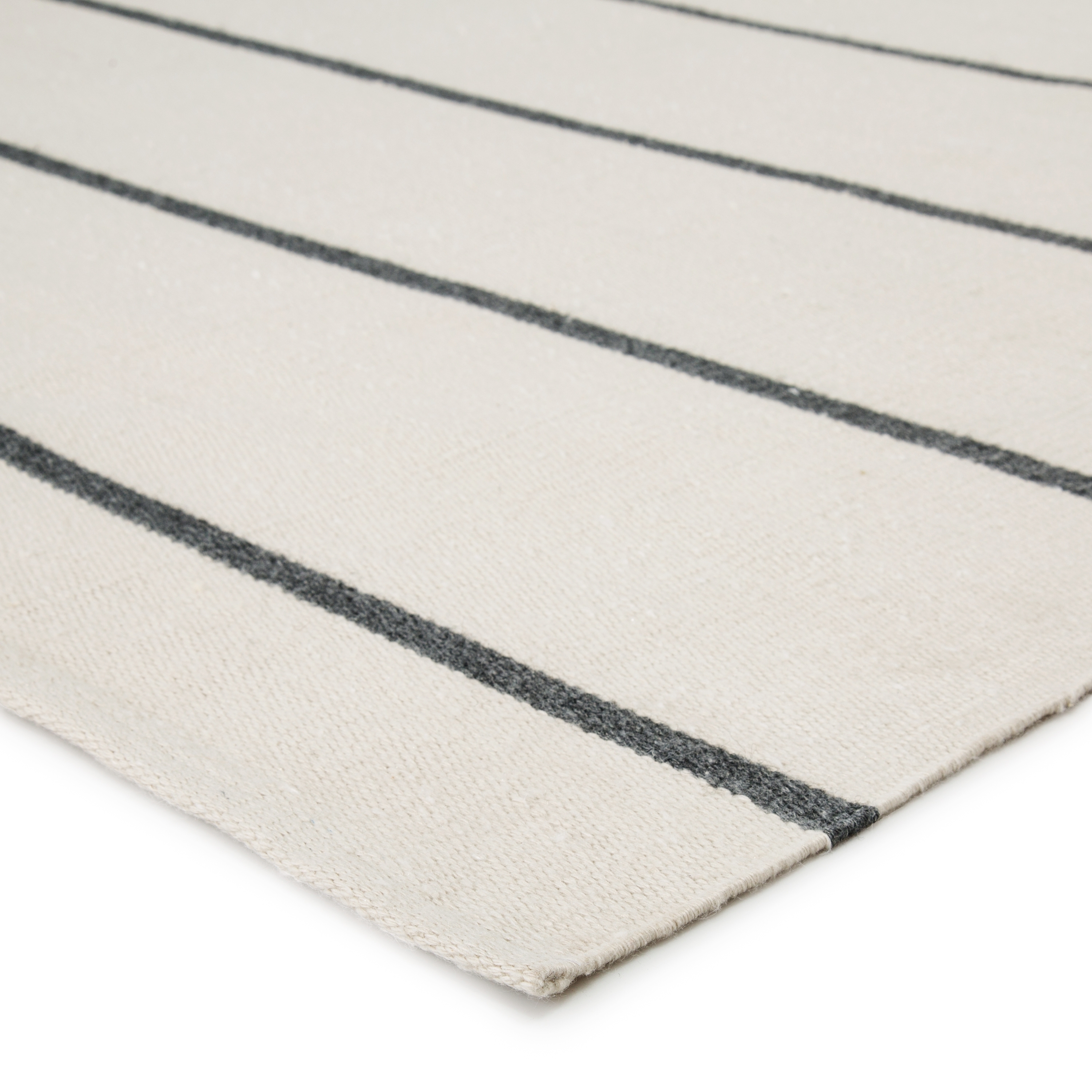 Tamarie Indoor/Outdoor Rug, Ivory and Charcoal - Image 5