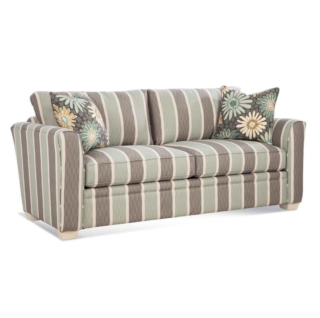 Braxton Culler Bridgeport 85"" Flared Arm Sofa Bed with Reversible Cushions - Image 0