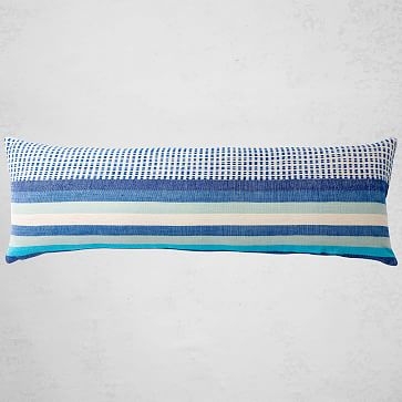 Bole Road Textiles Pillow, Suri, Azure - Image 0