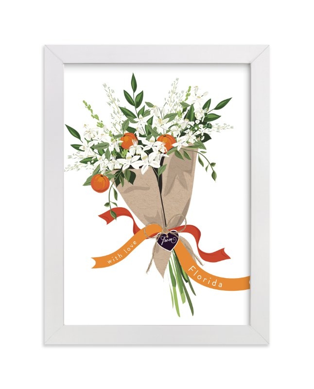 Florida Orange Blossom Bouquet Limited Edition Fine Art Print - Image 0