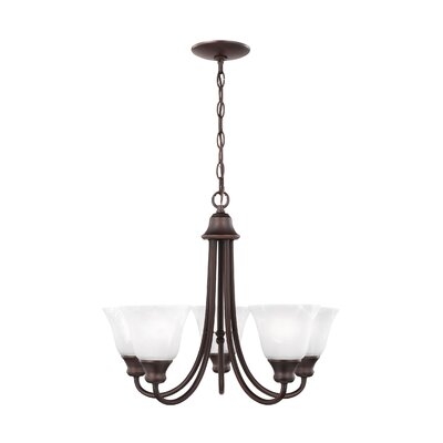 Hartford 5 - Light Shaded Classic / Traditional Chandelier - Image 0