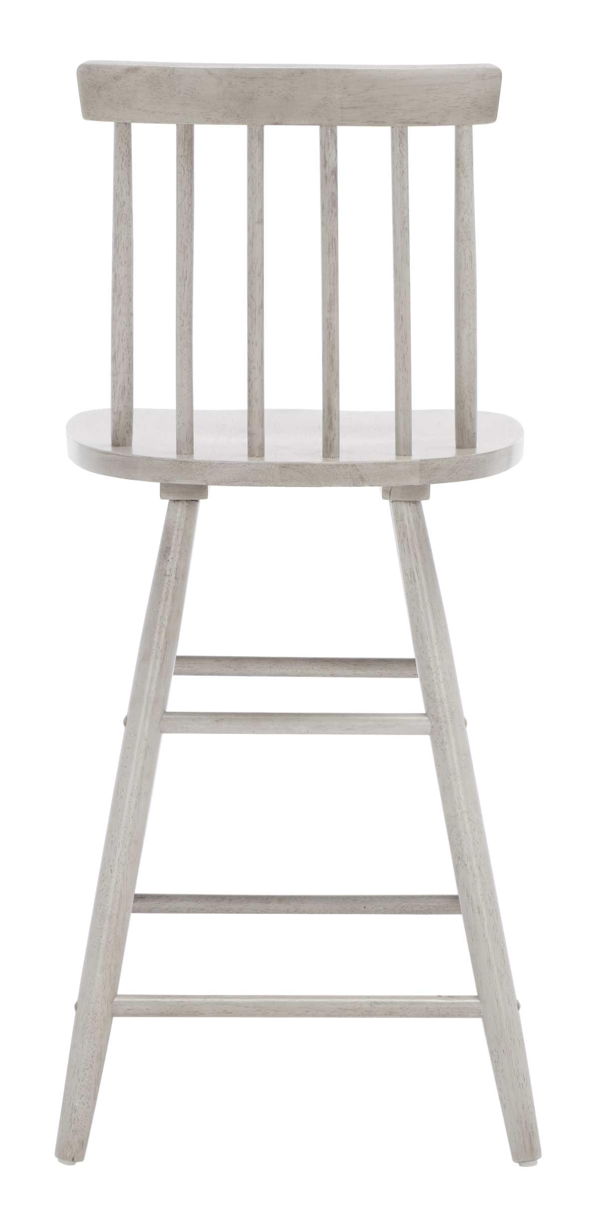 May Wood Counter Stool - Grey - Safavieh - Image 4