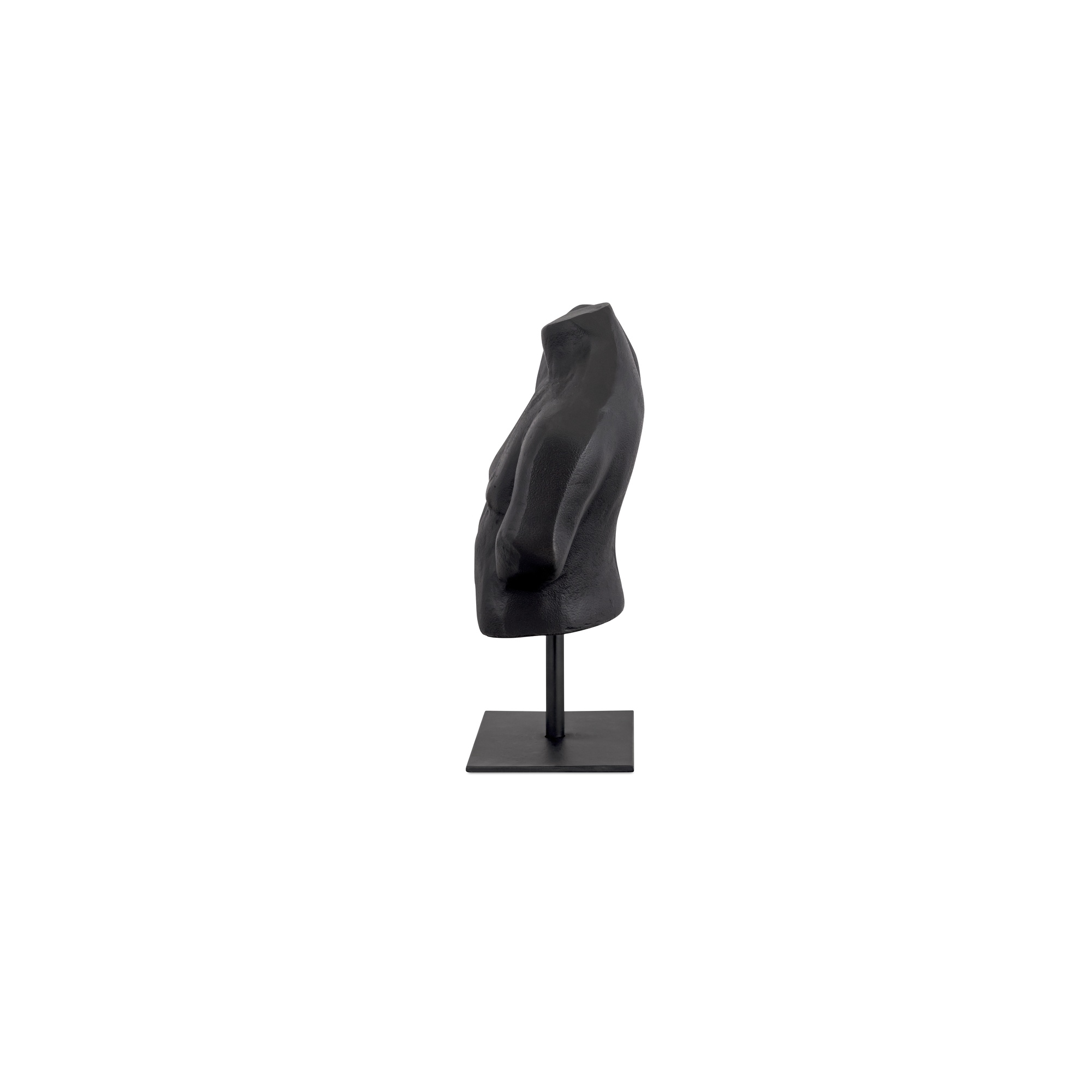 Victor Cast Alumiinum Sculpture Aged Black - Image 3