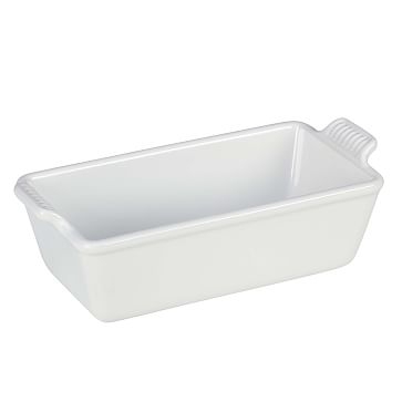 Le Creuset Heritage Loaf Pan, White, 9"x5"x3" - Image 0