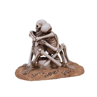 Sonata Love Never Dies Skeleton Couple Resin Sculpture - Image 0