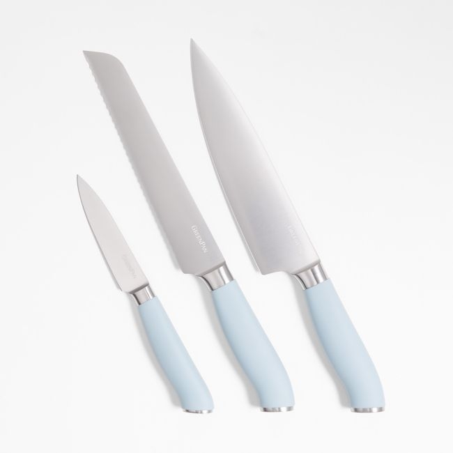 GreenPan ™ Blue Haze 3-Piece Titanium Knife Set - Image 0