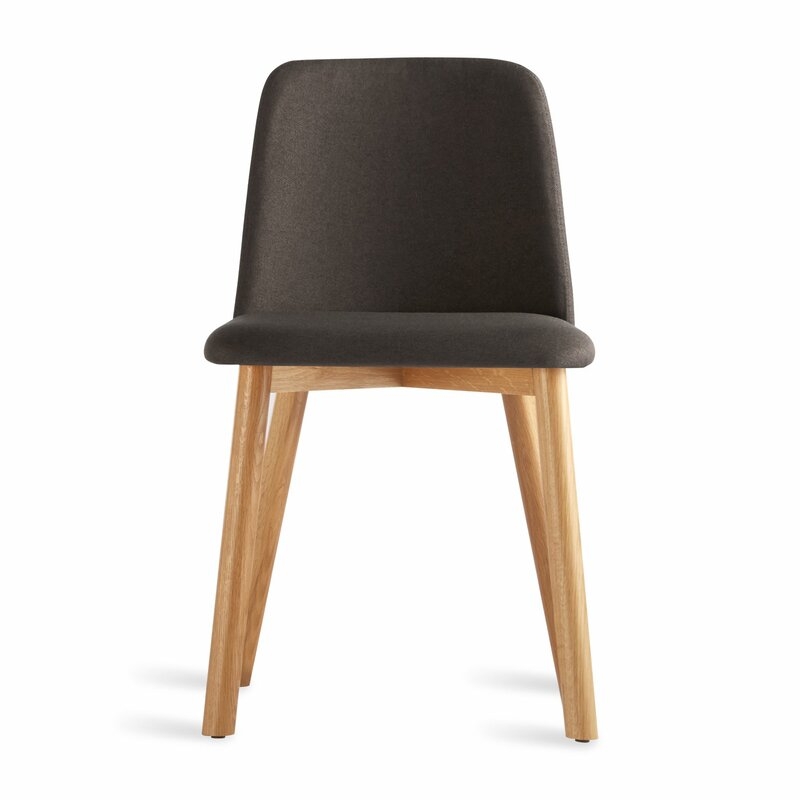 Blu Dot Chip Upholstered Side Chair Upholstery Color: White Oak - Image 0