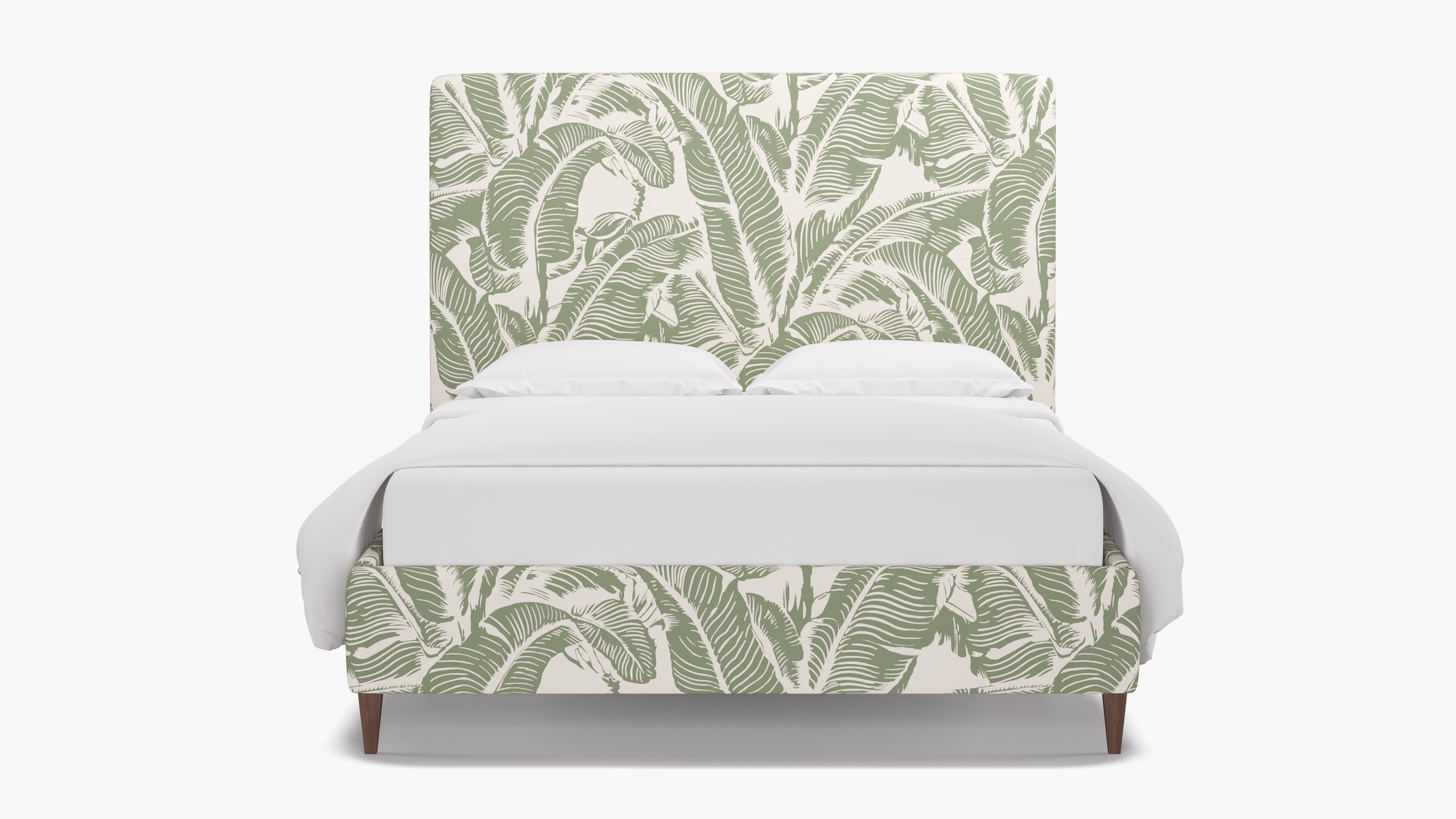 Classic Bed, Sage Martinique® Encore, Walnut Square Tapered Leg, Queen - Image 0