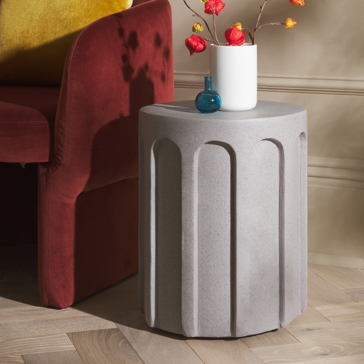 Nikolaus Accent Table - Grey - Safavieh - Image 1