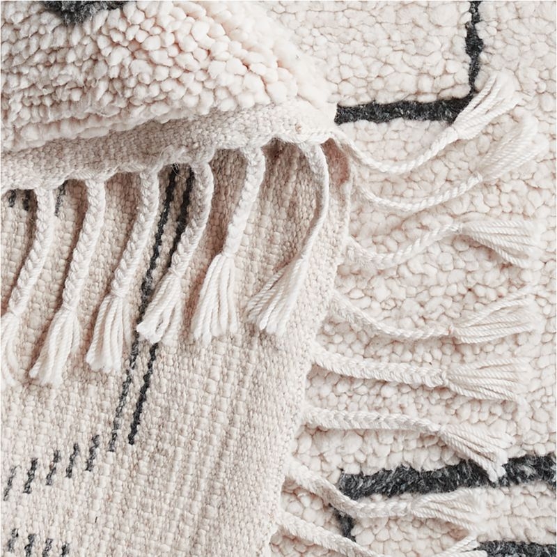 Bahillo Black and White Geometric Rug 8'x10' - Image 1