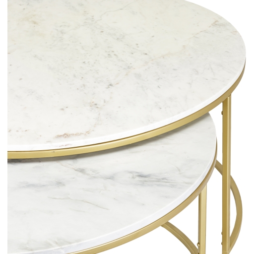 Giverny Marble Nesting Coffee Tables - Image 3