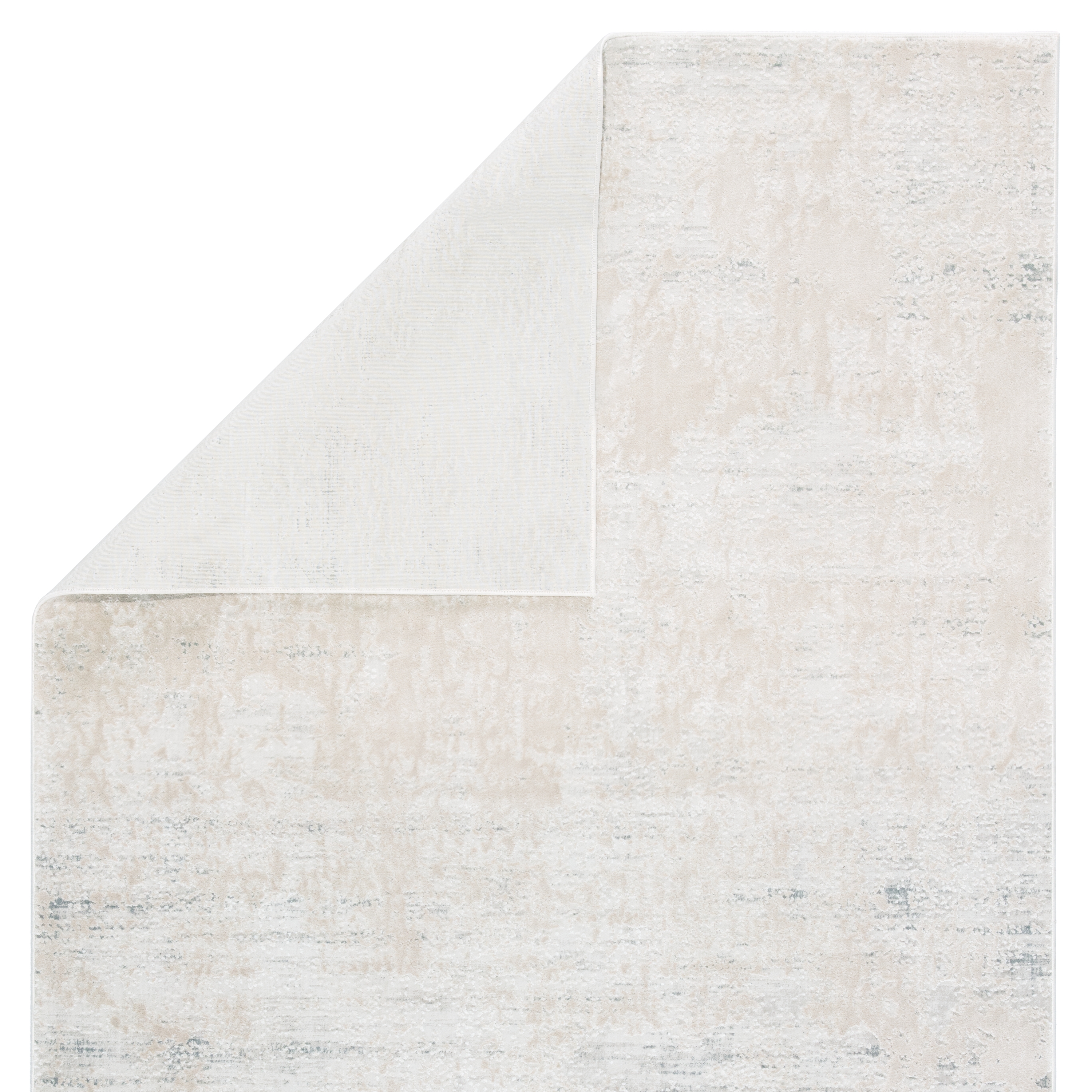 Orianna Abstract Ivory/ Silver Runner Rug (2'6"X8') - Image 2