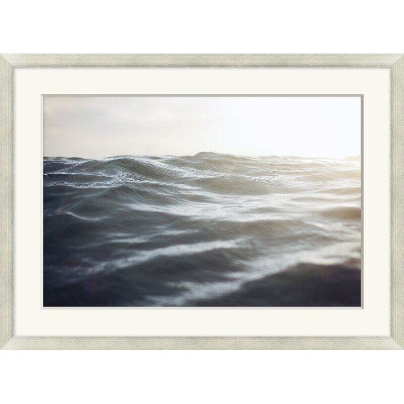Wendover Art Group Good Morning Waves 2 - Picture Frame Photograph on Paper - Image 0